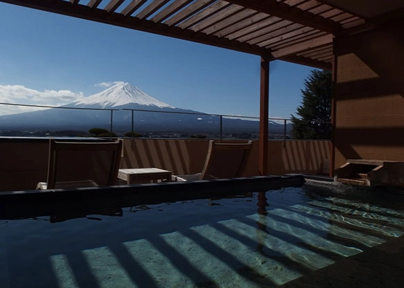 富士山私人風呂住宿