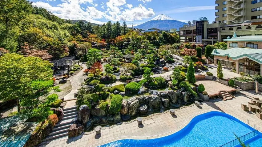 富士山私人風呂住宿