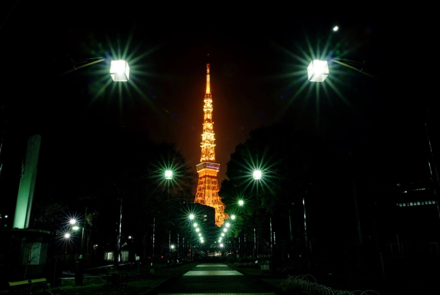 東京鐵塔 夜景 東京鐵塔 夜景