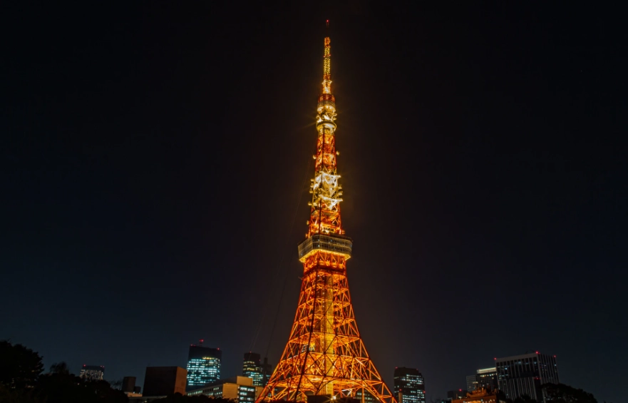 東京鐵塔 晚上