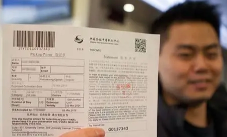加拿大入境中國簽證